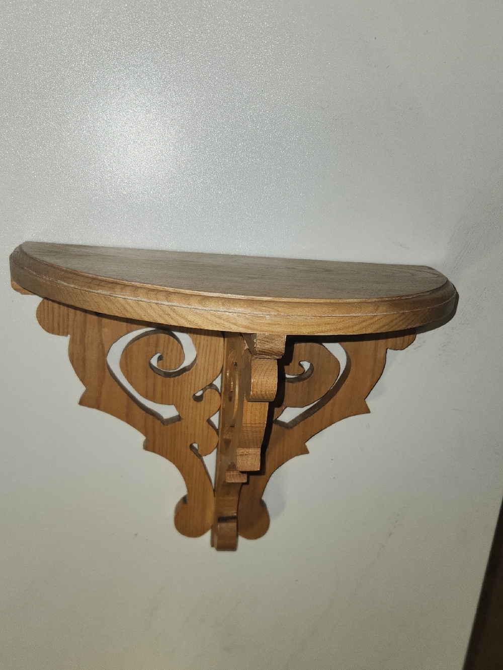 Wooden Decorative Wall Shelf - Tan